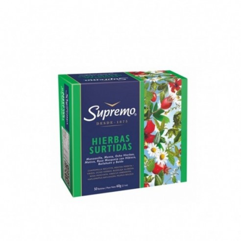 TE HIERBAS SUPREMO 50 BL SURTIDOS