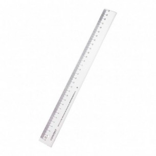 REGLA PLASTICA 30 CM.