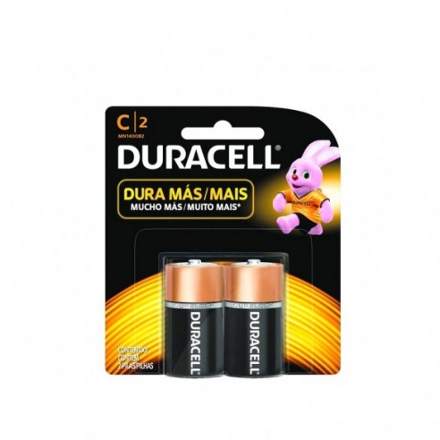 PILA DURACELL C X2 UND.