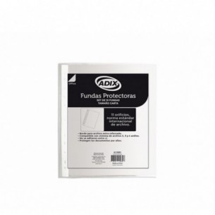 FUNDA PLASTICA CARTA X10 UD...