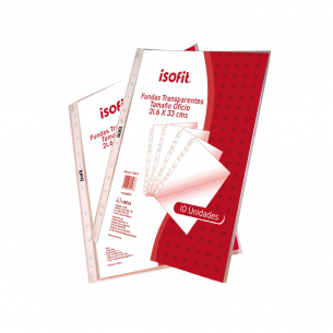 FUNDA PLASTICA CARTA X10...