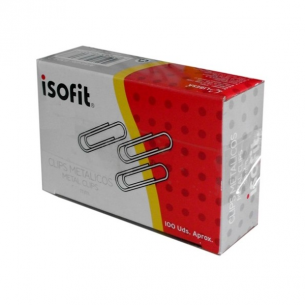 CLIPS METALICO 50MM 100 UN....