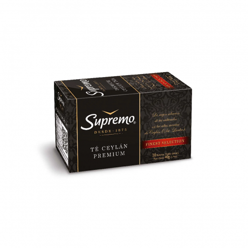 TE CEYLAN SUPREMO NEGRO PREMIUM 20 BL.