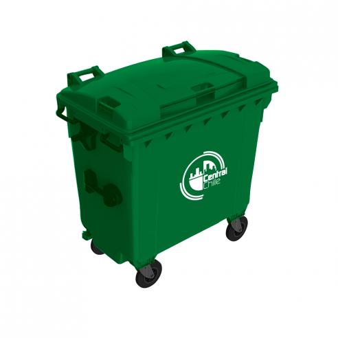 CONTENEDOR 4 RUEDAS 770 LT. (VERDE) SULO