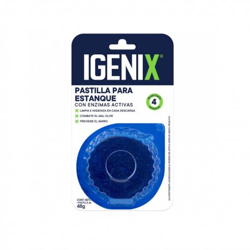 PASTILLA W.C AZUL IGENIX 48 GR. VIRGINIA