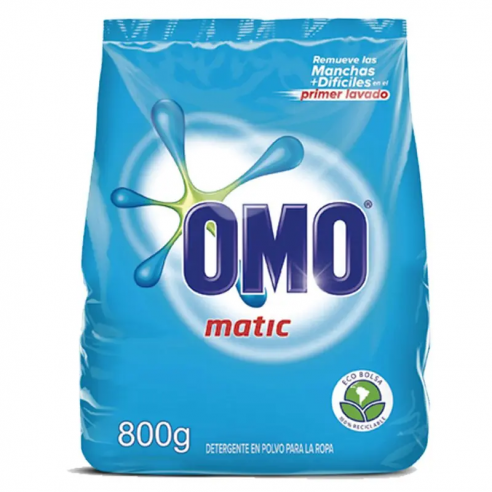 DETERGENTE POLVO OMO MATIC 800 GR....