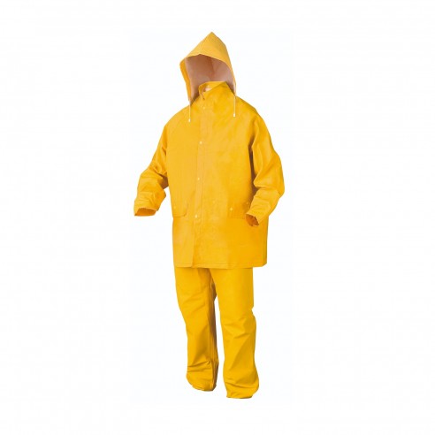 TRAJE PARA AGUA PVC AMARILLO TALLA M