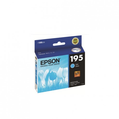 CARTRIDGE EPSON T195 CYAN XP101 XP201...